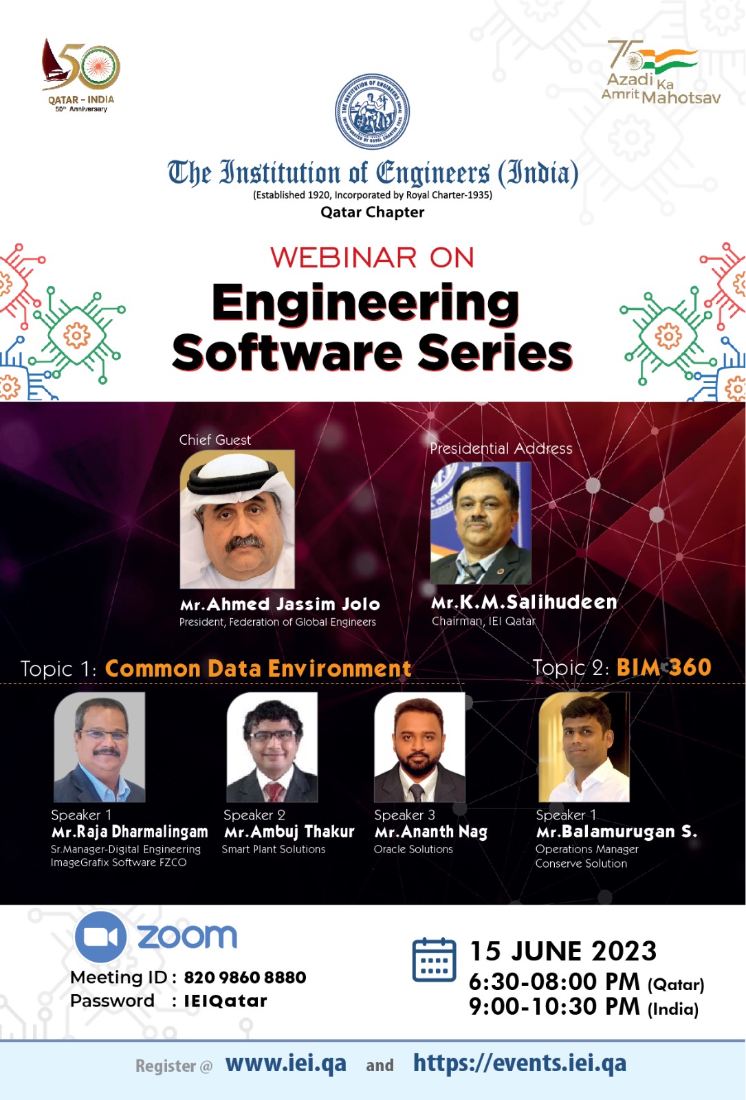 Webinar on Engg Software Series 15th June 2023