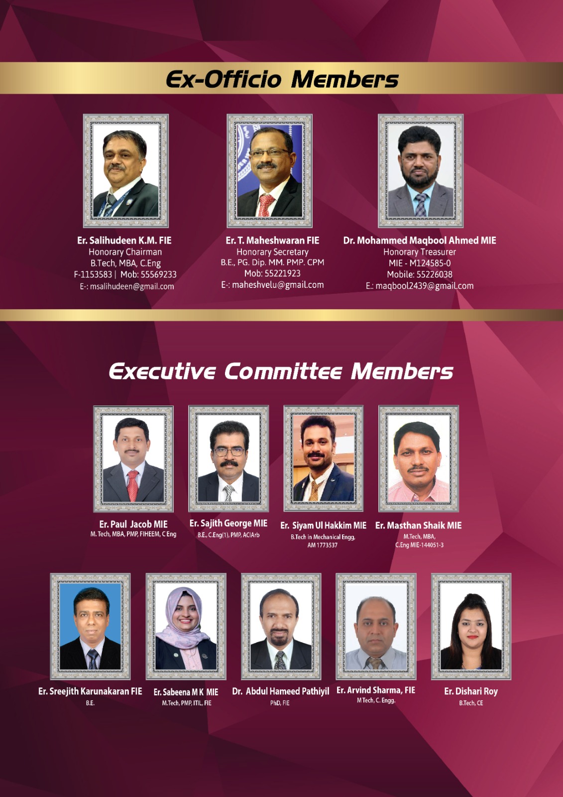 Executive Committee 2024-2026