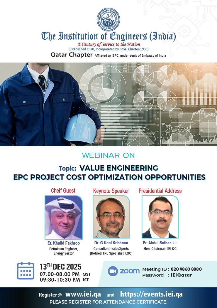 Webinar on Value Engineering EPC Project Cost Optimization Opportunities