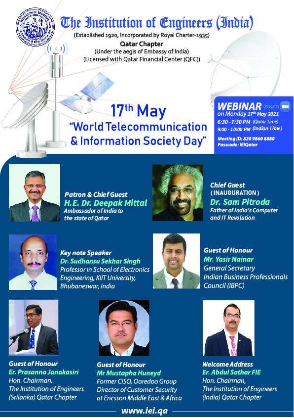Webinar on World Telecommunication & Information Society Day