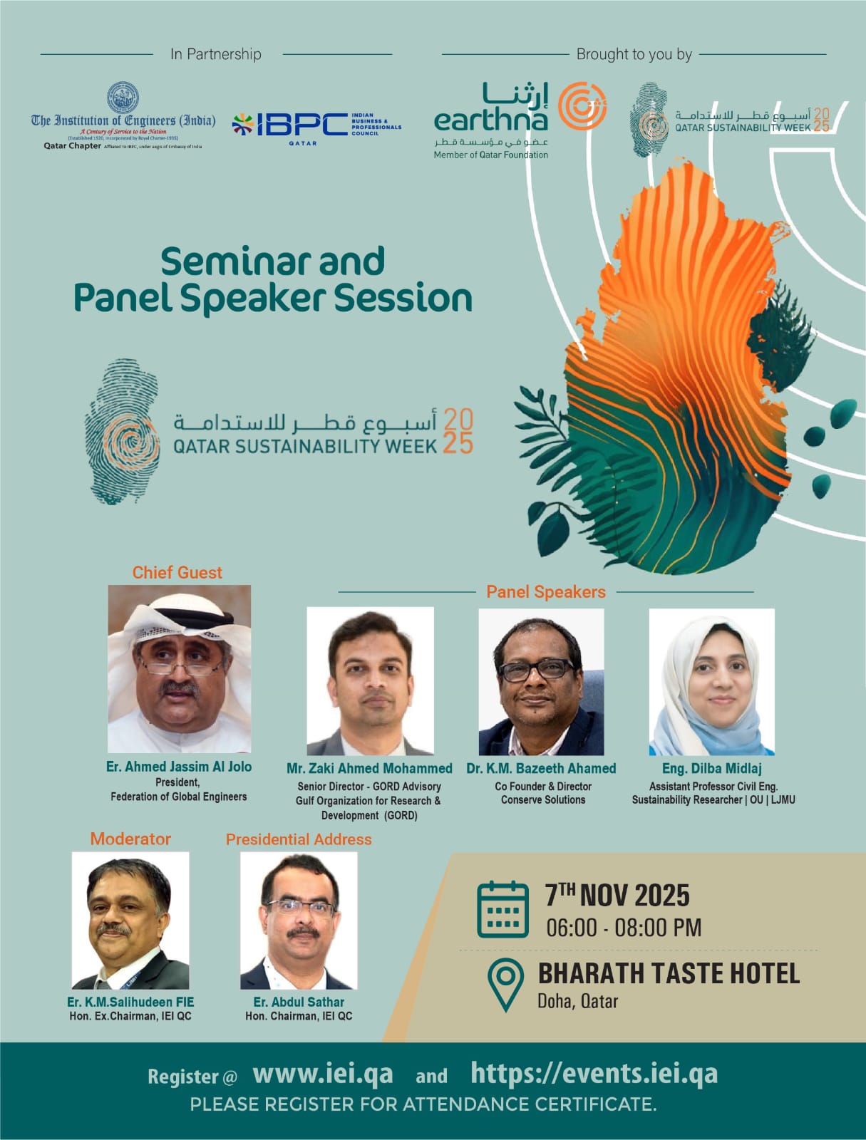 Seminar and Panel Speaker Session